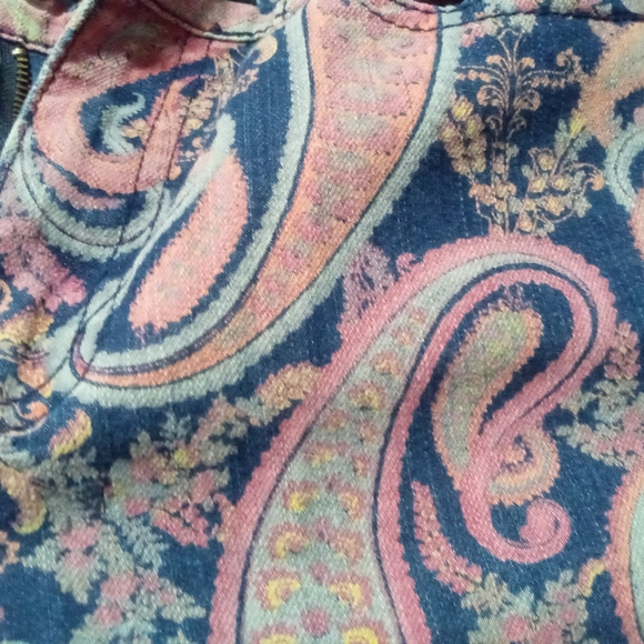 Joe Fresh Blue Paisley Trim Jeans - Picture 5 of 5